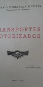 Transportes motorizados, Alberto Mediavilla Mediero, Madrid, 1954