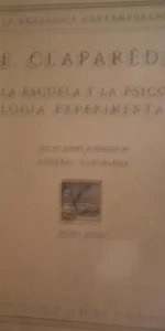 La escuela y la psicología experimental, Claparede, publicaciones de la Revista de Pedagogía, 1931 La escuela y la psicología experimental, Claparede, publicaciones de la Revista de Pedagogía, 1931