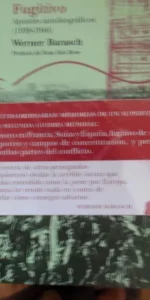 Fugitivo, Apuntes autobiográficos (1938-1946), Werner Barasch, ed. Alba, 2008