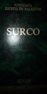 Surco, Josemaría Escribá de Balaguer, ed. Rialp, tapa dura, símil piel