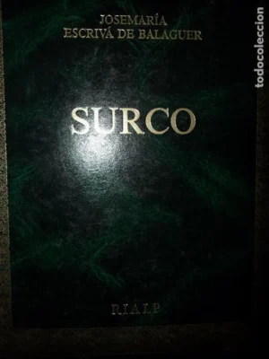 Surco, Josemaría Escribá de Balaguer, ed. Rialp, tapa dura, símil piel
