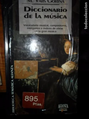 Diccionario de la música, M. Valls Gorina, ed. Del Prado, precintado