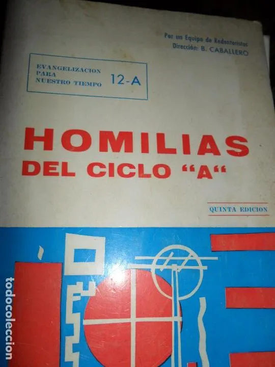 Homilías del ciclo A, VVAA, ed. PS Homilías del ciclo A, VVAA, ed. PS