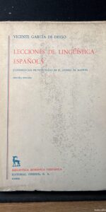 Lecciones de lingüística española Lecciones de lingüística española