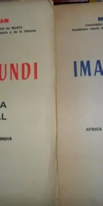 Imago mundi, 2 tomos, Manuel de Teran, ed. Atlas, 1977