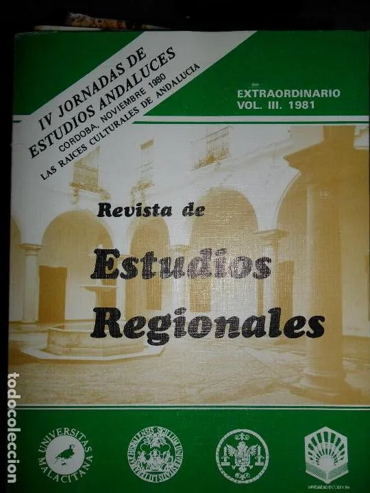 Revista de estudios regionales, Andalucía, extraordinario vol. III, 1981, VVAA Revista de estudios regionales, Andalucía, extraordinario vol. III, 1981, VVAA