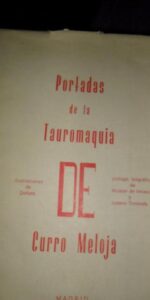 Portadas de la tauromaquia de Curro Meloja, Madrid, 1968