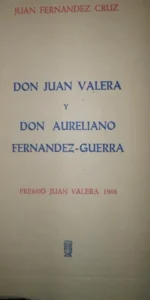 Don Juan Valera y Don Aureliano Fernández-Guerra, Juan Fernández Cruz, 1969