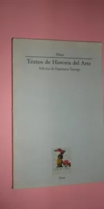 Textos de Historia del Arte, Plinio, ed. Visor