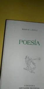 Poesía, Mario López, ed. Diputación Provincial