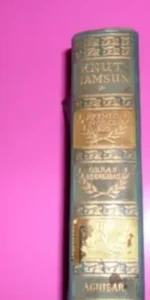Obras escogidas I, Knut Hamsun, ed. Aguilar, tapa dura Obras escogidas I, Knut Hamsun, ed. Aguilar, tapa dura