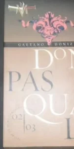 Don Pasquale, Gaetano Donizetti, Ed. Junta de Andalucía