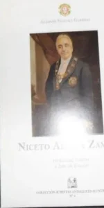 Niceto Alcalá Zamora, Alfonso Sánchez Garrido, ed. Diputación de Córdoba, dedicado por el autor