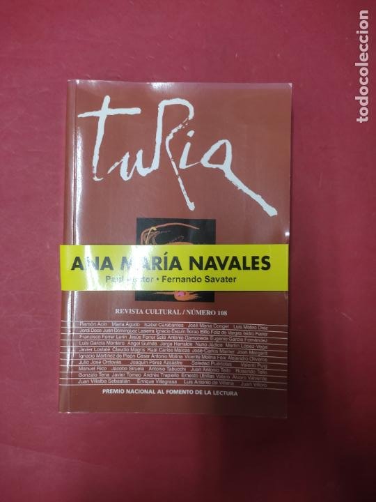 Turia, Revista cultural, VVAA, nº 108 Turia, Revista cultural, VVAA, nº 108