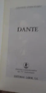 Grandes personajes Labor, Dante, ed. Labor, 1991