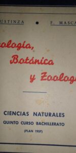 Geología, botánica y zoología, Bustinza y Mascaró, 5ª bachillerato, 1957 Geología, botánica y zoología, Bustinza y Mascaró, 5ª bachillerato, 1957